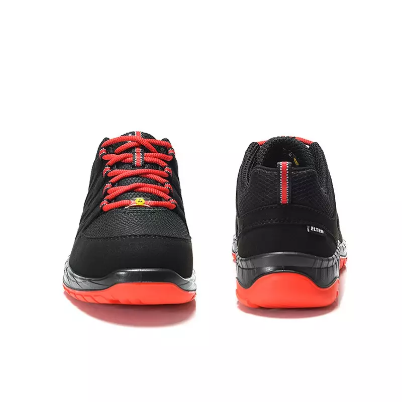 Chaussure de sécurité basse Elten Maddox noire et rouge S3 SRC ESD taille 46