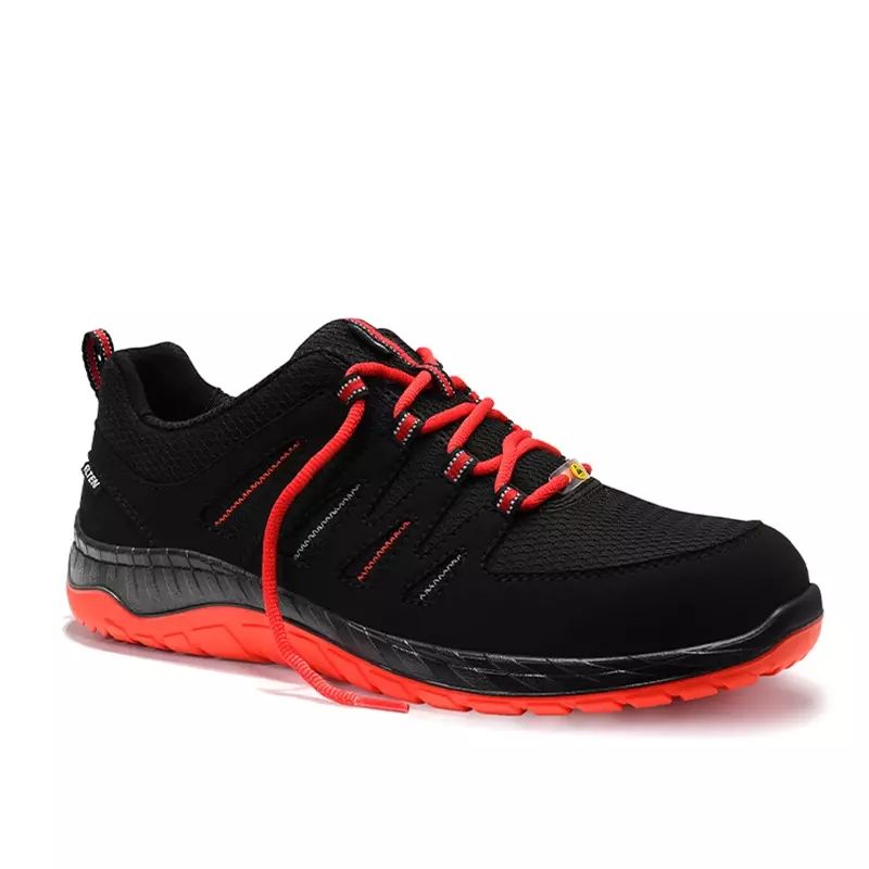 Chaussure de sécurité basse Elten Maddox noire et rouge S3 SRC ESD taille 46