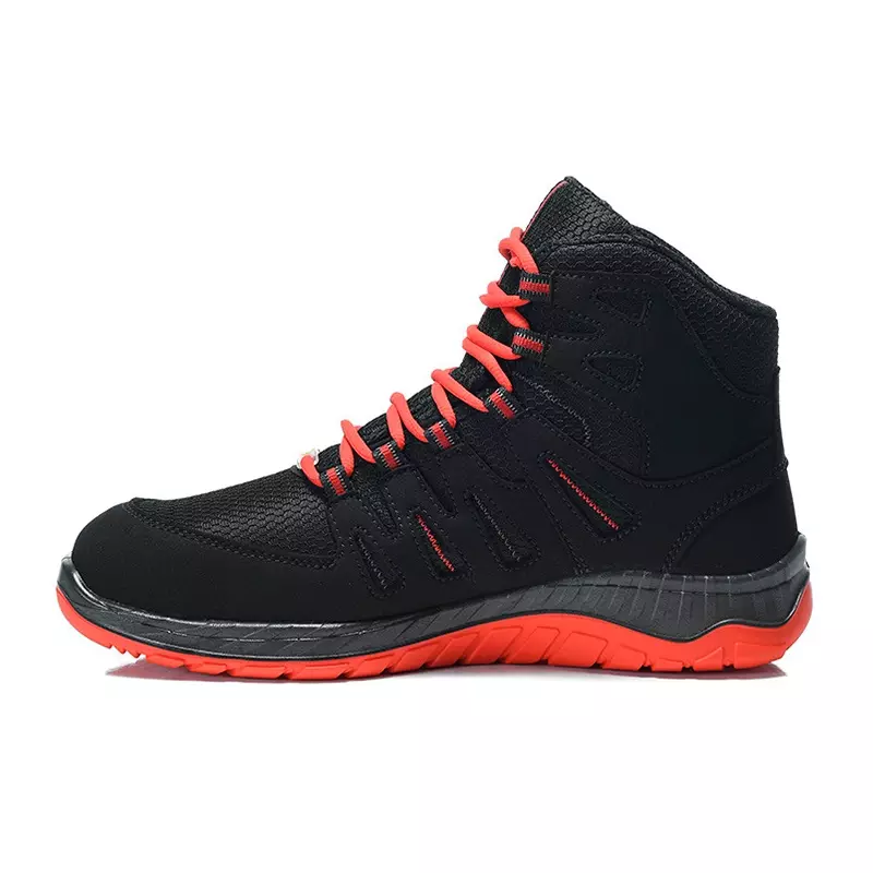 Elten Maddox Black-red mid safety shoe S3 SRC ESD size 40