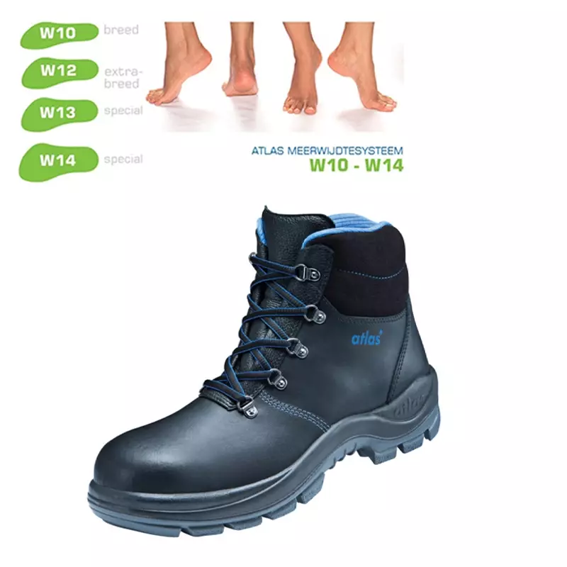 Atlas TX 84 S2 schoen hoog veter SRC W10 maat 50