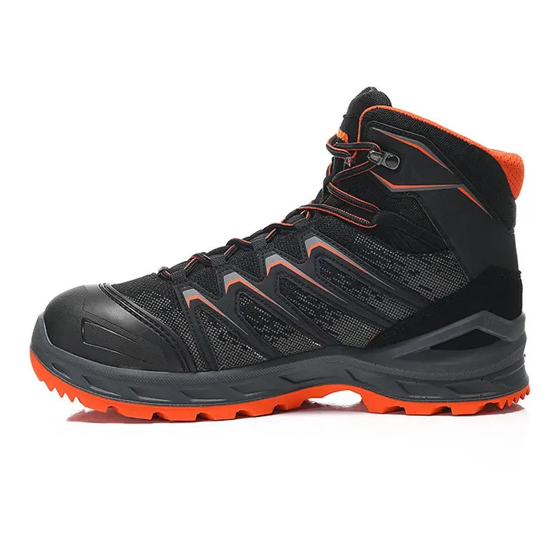 Schoen Lowa Larrox Work GTX Black Mid S3 Ci hoog veter maat 46
