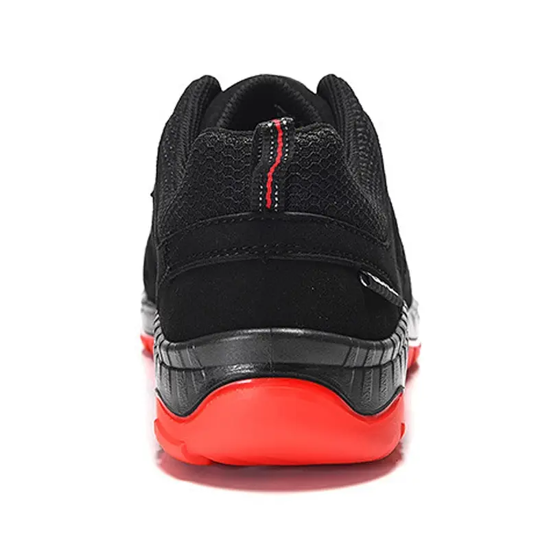 Chaussure de sécurité basse Elten Maddox noire et rouge, fermeture BOA, S3 SRC ESD, pointure 35