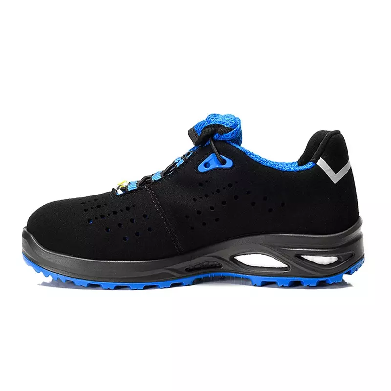 Chaussure de sécurité basse Elten Impulse Lady XXTL bleue S1P pour femme, SRC ESD, pointure 40
