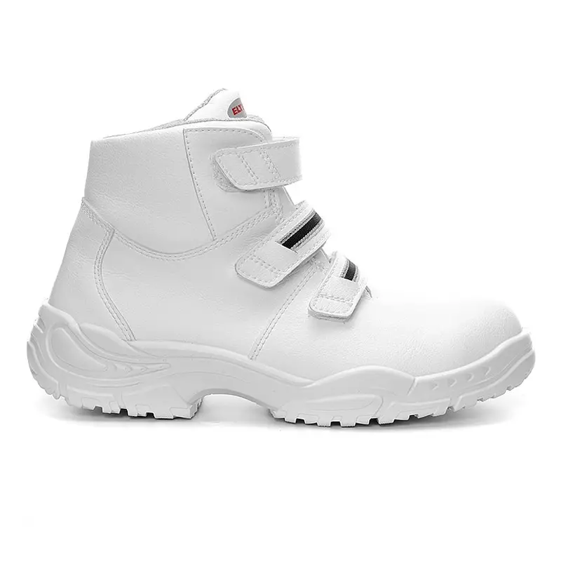 Chaussure de sécurité alimentaire Elten White Strap Mid ESD S3 à scratch montant SRC taille 42