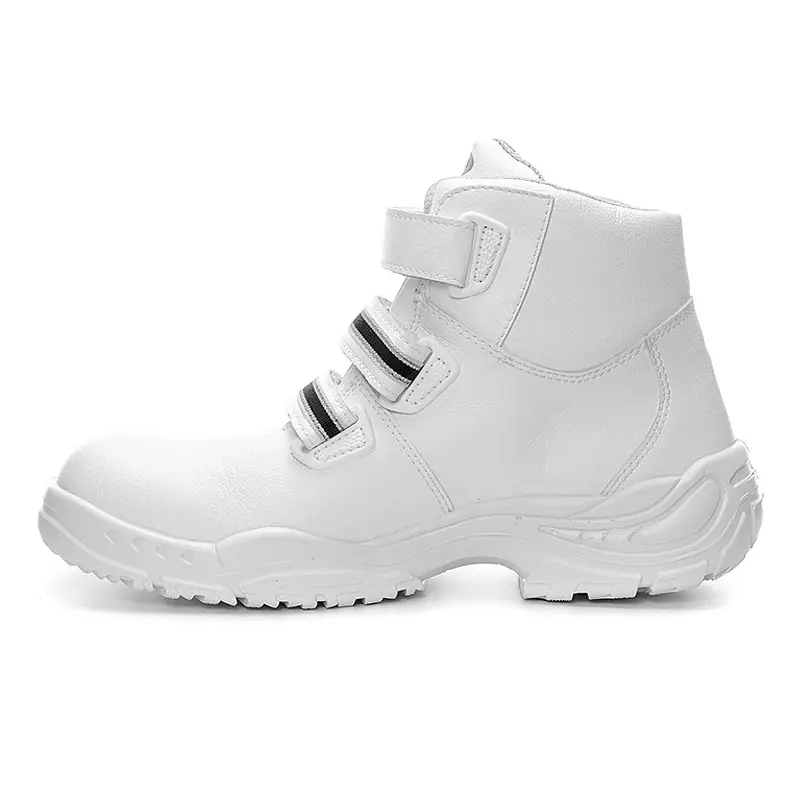 Chaussure de sécurité alimentaire Elten White Strap Mid ESD S3 à scratch montant SRC taille 42