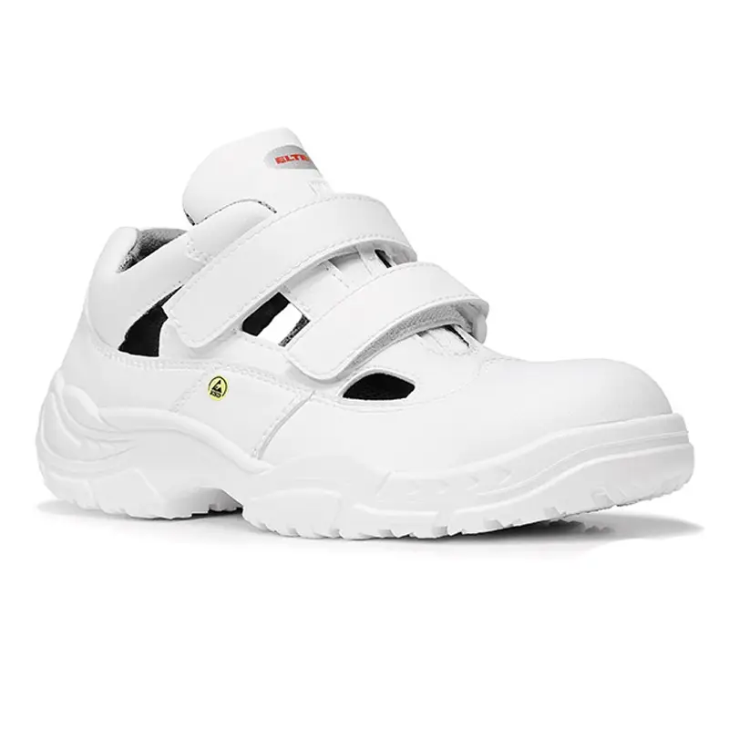 Chaussure de sécurité alimentaire Elten White Easy Low ESD S1 à scratch, taille 45