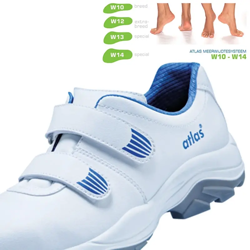 Chaussure de sécurité basse Atlas CL 400 ESD S2 à scratch SRC W12, taille 41