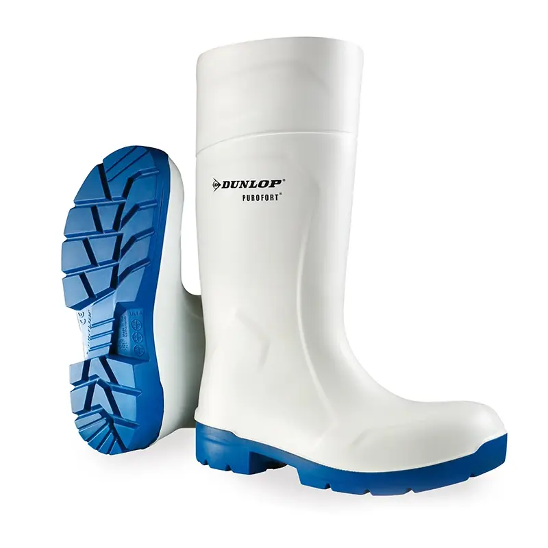 Bottes de sécurité Dunlop CA61131 Purofort Foodpro Multigrip Safety S4 CI alimentaire SRC blanches taille 35/36