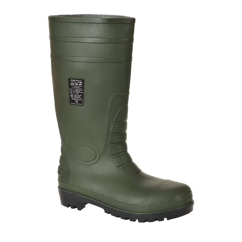 Bottes de sécurité Portwest FW95 S5 PVC-Nitrile SRC vertes taille 45