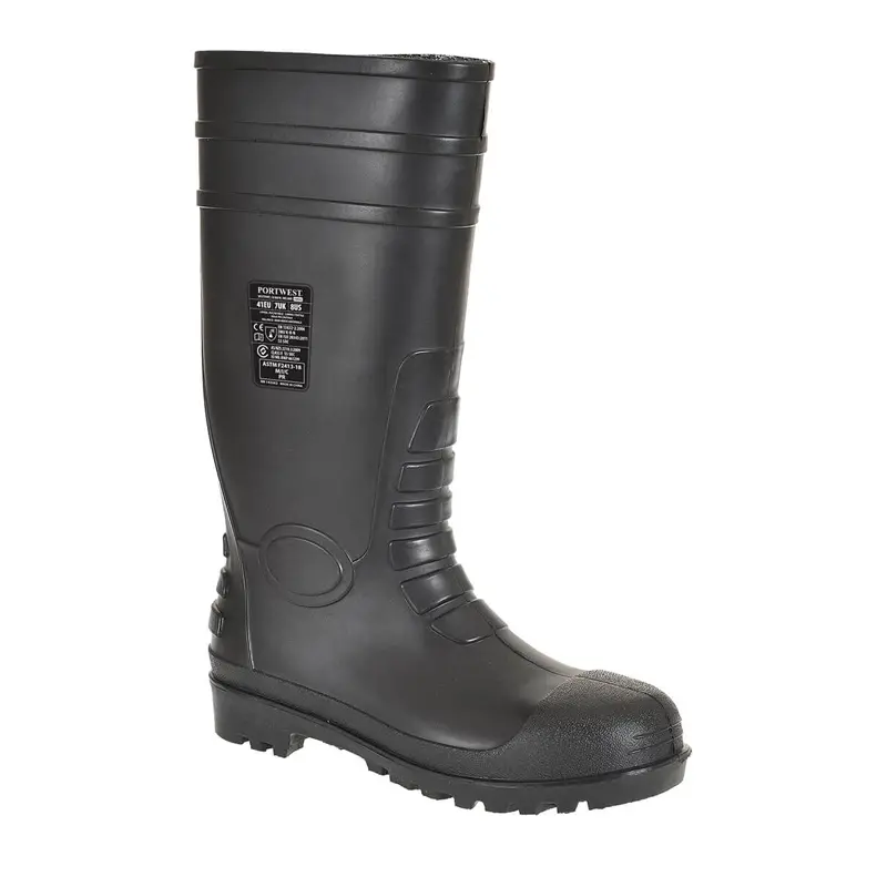 Bottes de sécurité Portwest FW95 S5 PVC-Nitrile SRC noires taille 46