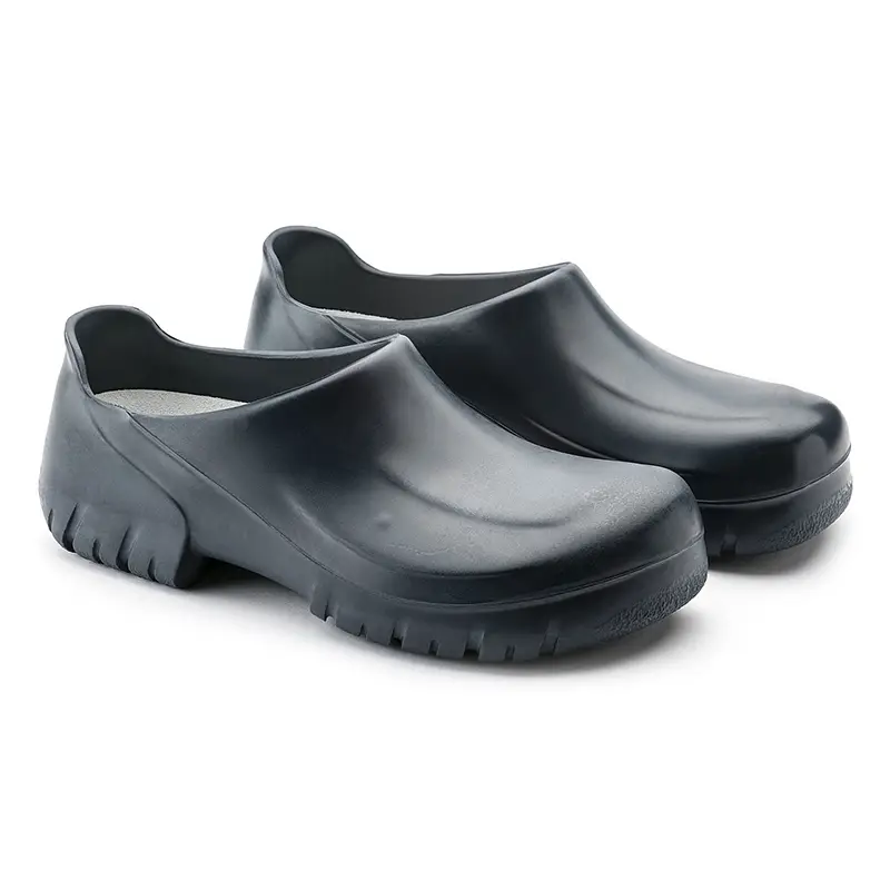 Sabot Alpro Birkenstock S2, talon fermé et embout en acier, bleu, pointure 37
