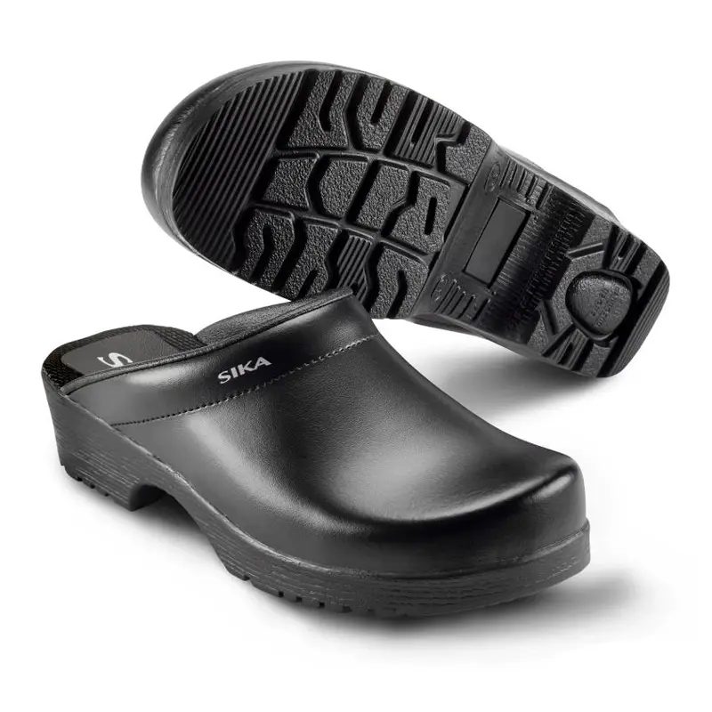Sabots Sika 1186 Flexika à talon ouvert, semelle PU noire, pointure 42