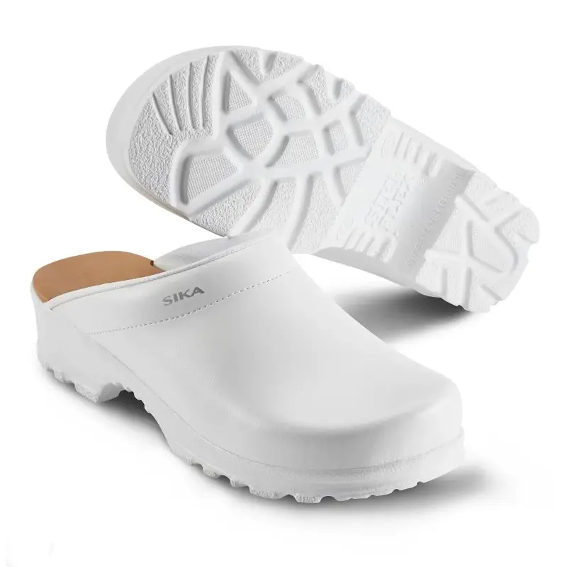 Clog Sika 8105 Flex LBS OB open heel white size 39