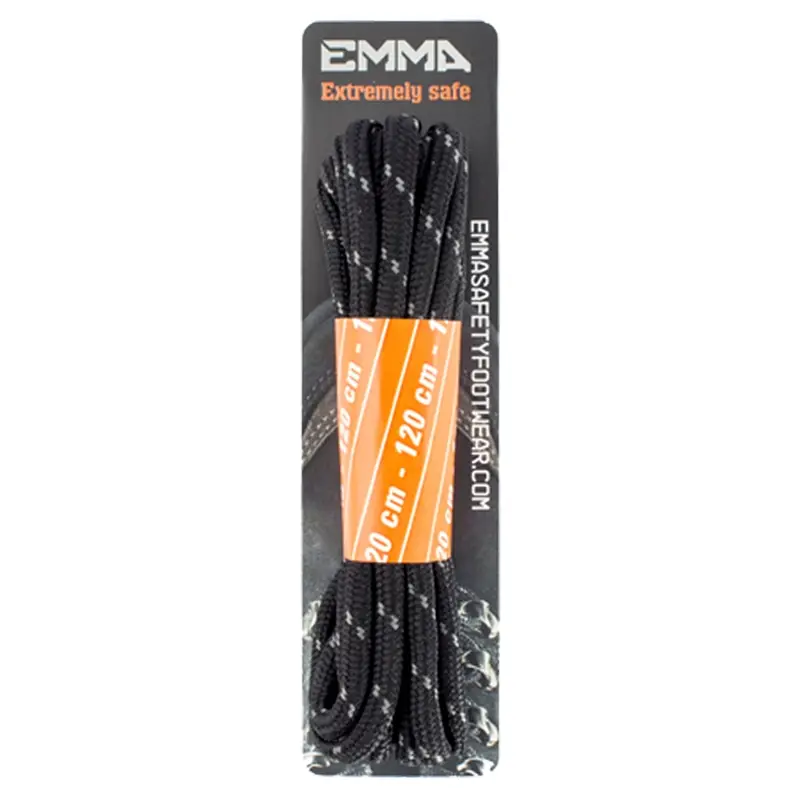 Emma veters Normal Working zwart-grijs 120 cm