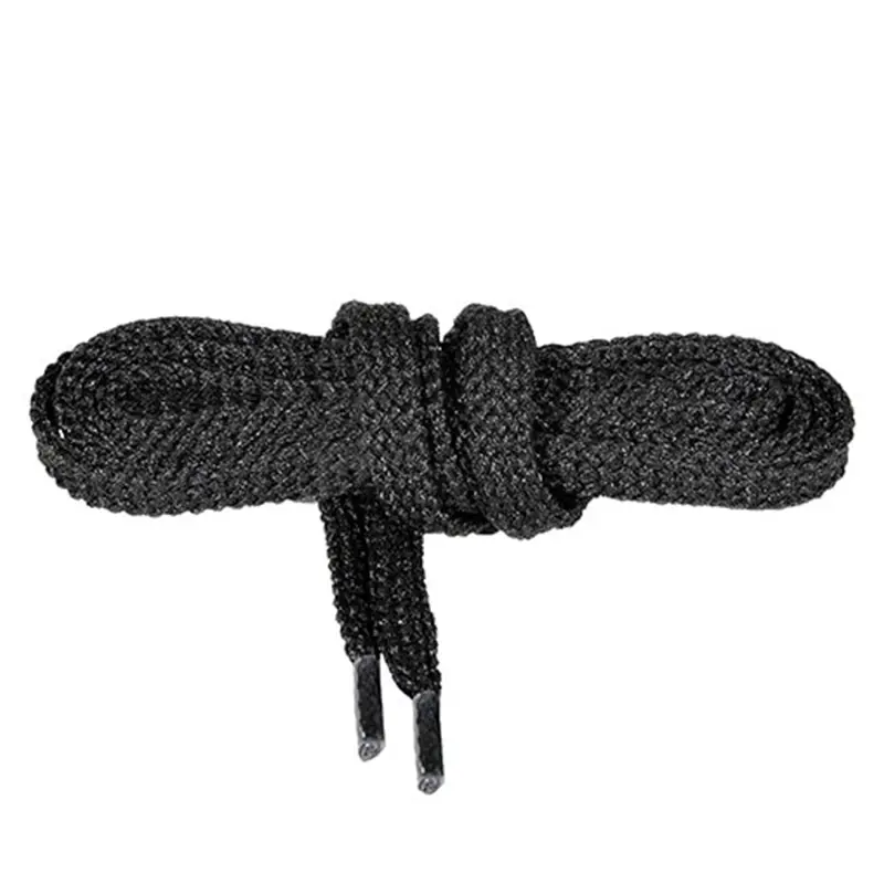 Lacets plats noirs Elten, lot de 80 cm