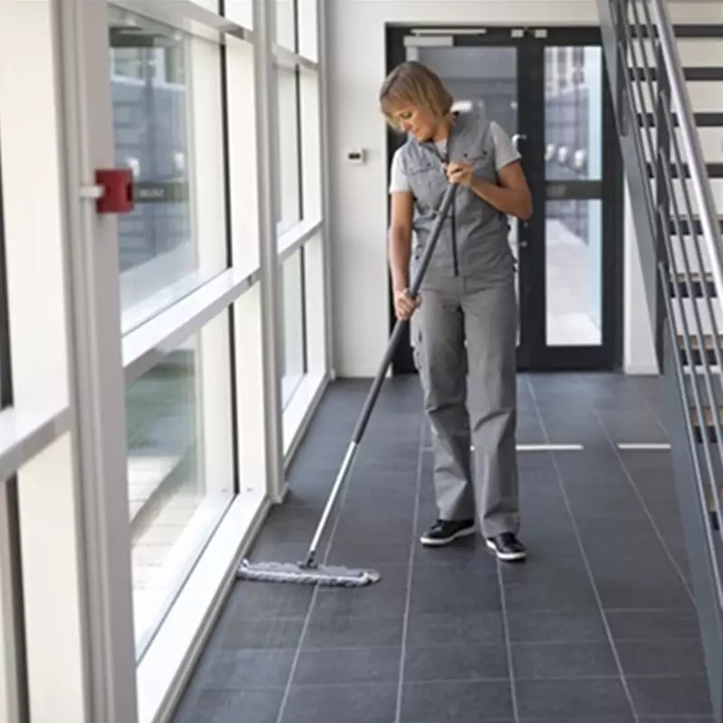 Vikan 374118 mop frame Hook & Loop flat mop holder 25 cm gray