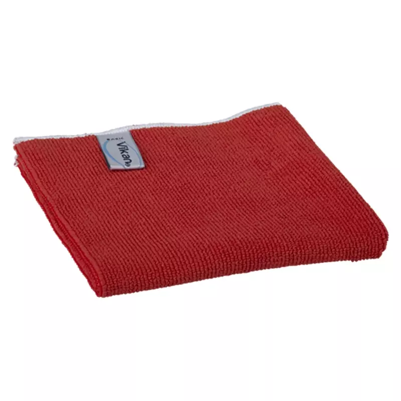 Vikan 691144 Basic microvezeldoek 40x40 cm rood