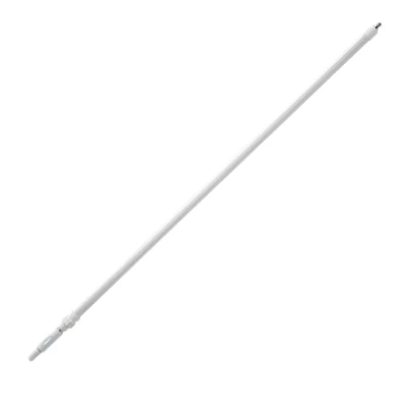 Perche télescopique en aluminium Vikan 2973Q5 avec système de contrôle du débit d'eau, 1600-2780 mm, blanche