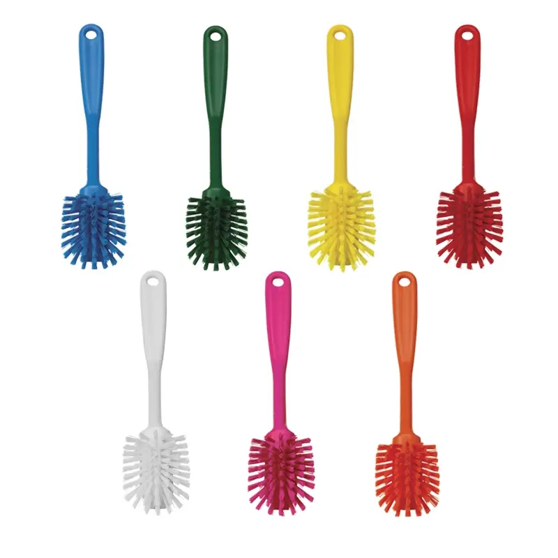 Vikan 42375 Dish brush medium with scraping edge 280 mm white