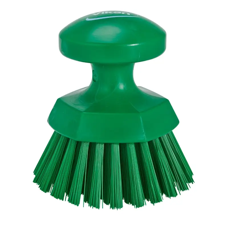 Vikan 38852 werkborstel rond hard 110 mm groen