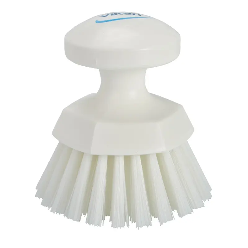 Vikan 38855 Brosse ronde dure 110 mm blanche