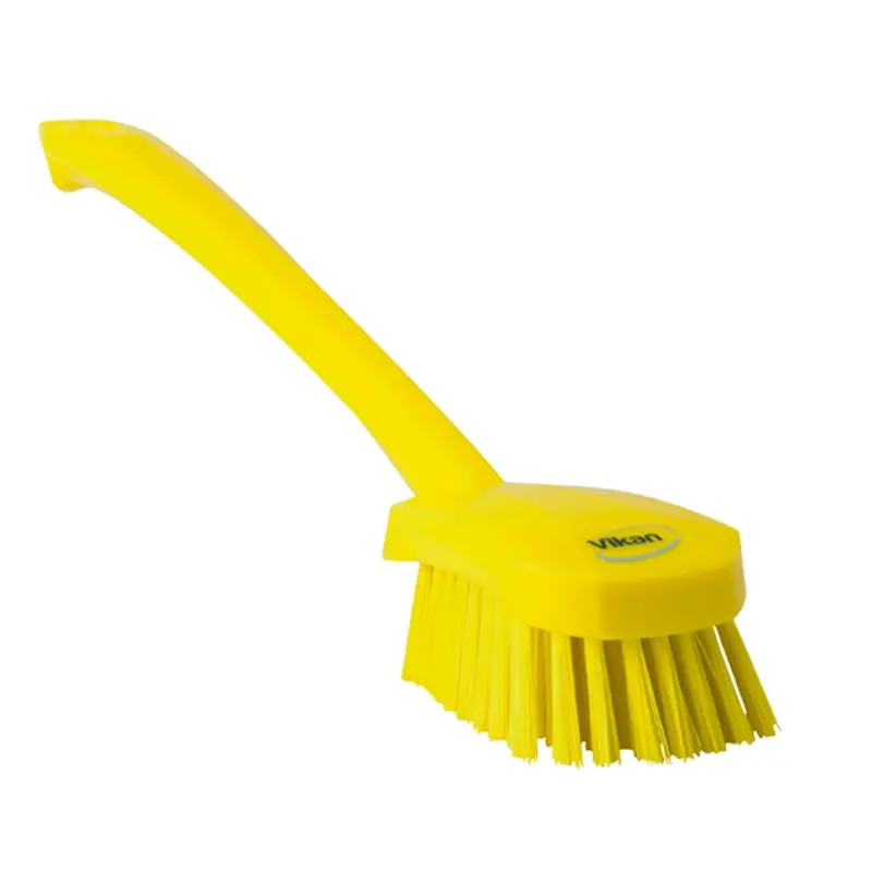 Vikan 41866 Dish brush hard long handle 415 mm yellow