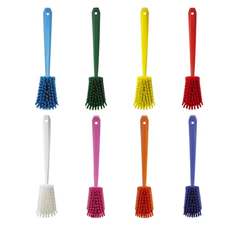 Brosse à vaisselle Vikan 41868, manche long et rigide, 415 mm, violette