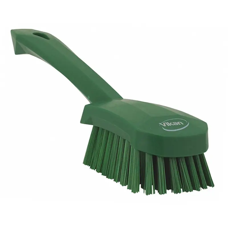 Vikan 41922 Dish brush hard short handle 270 mm green