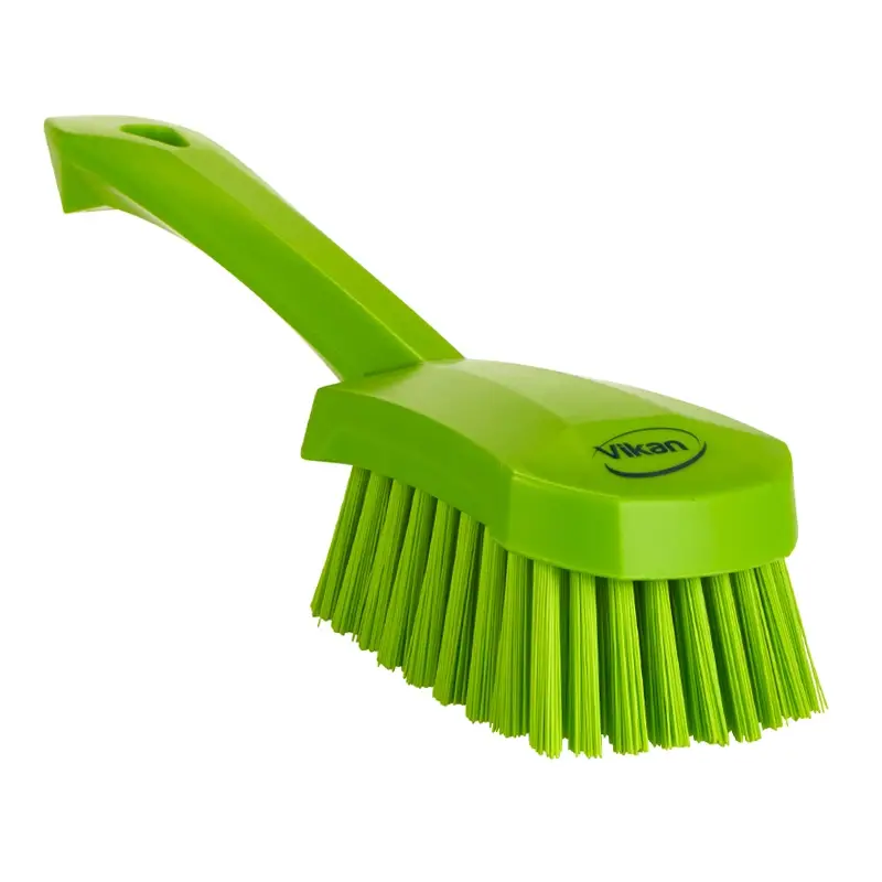 Vikan 419277 Dish brush hard short handle 270 mm lime green