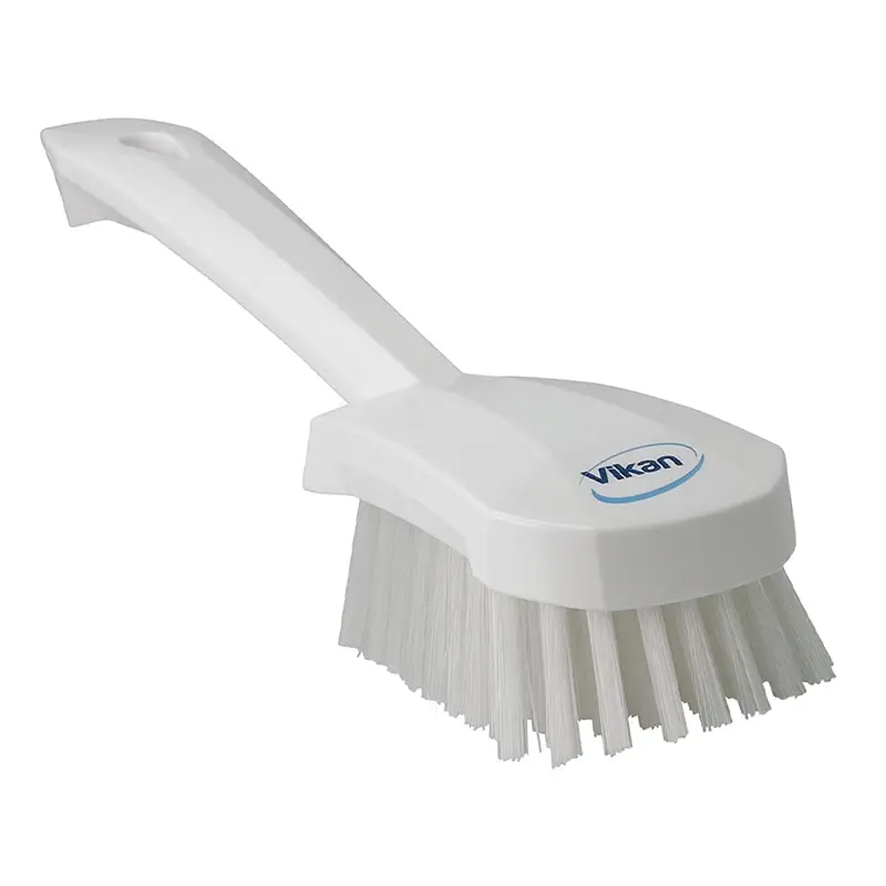 Vikan 41925 Dish brush hard short handle 270 mm white