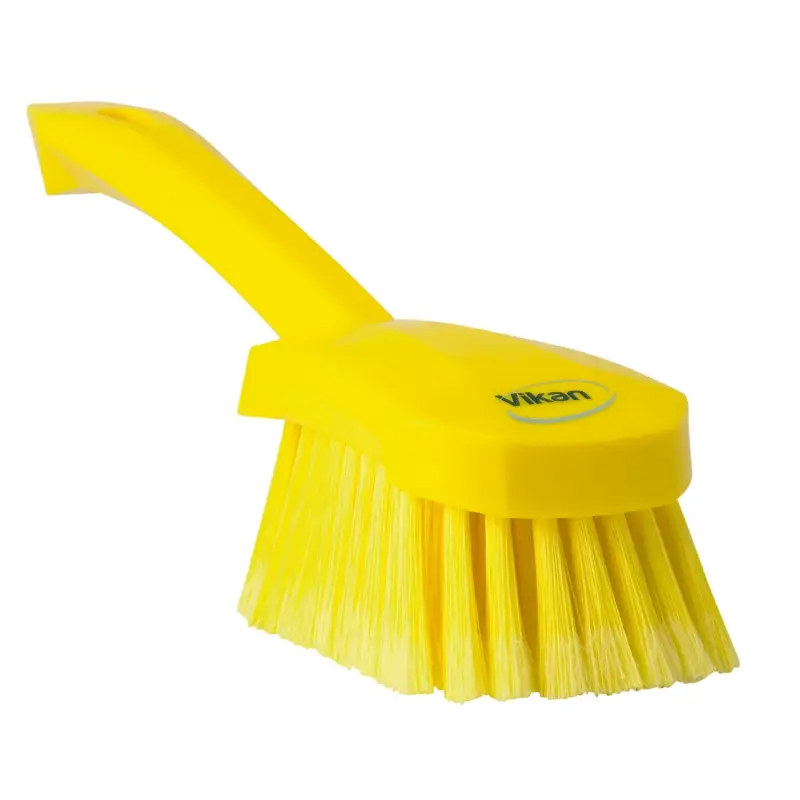 Vikan 41946 Dish brush soft split fibers short handle 270 mm yellow