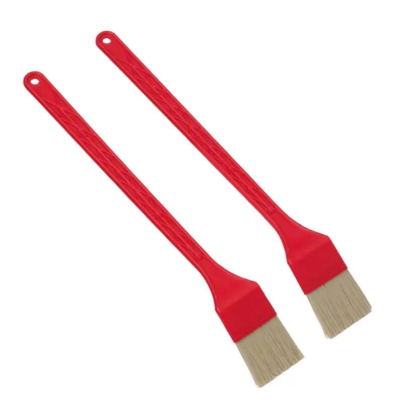 Vikan 30024 toastborstel set medium hittebestendig 395 mm rood