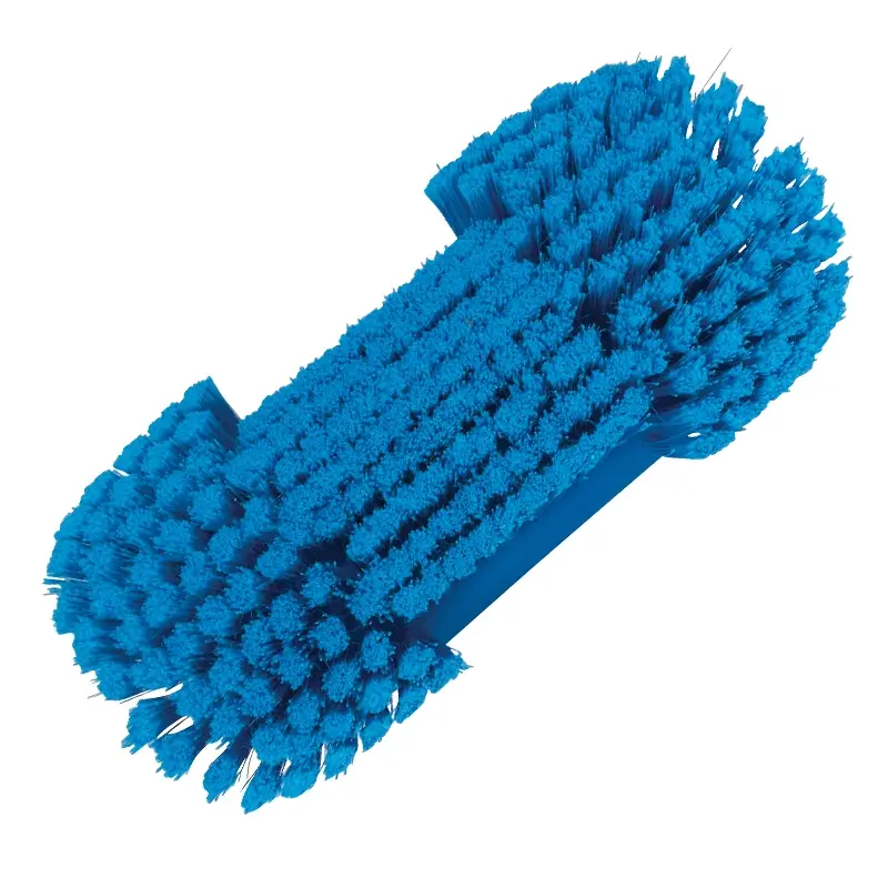 Vikan 70673 Angle-adjustable brush with water flow 240 mm blue