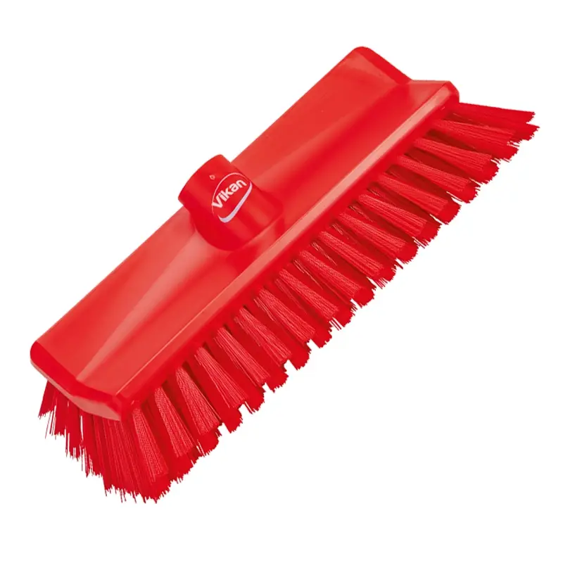 Vikan 70474 Corner Scrubber Medium 265 mm Red