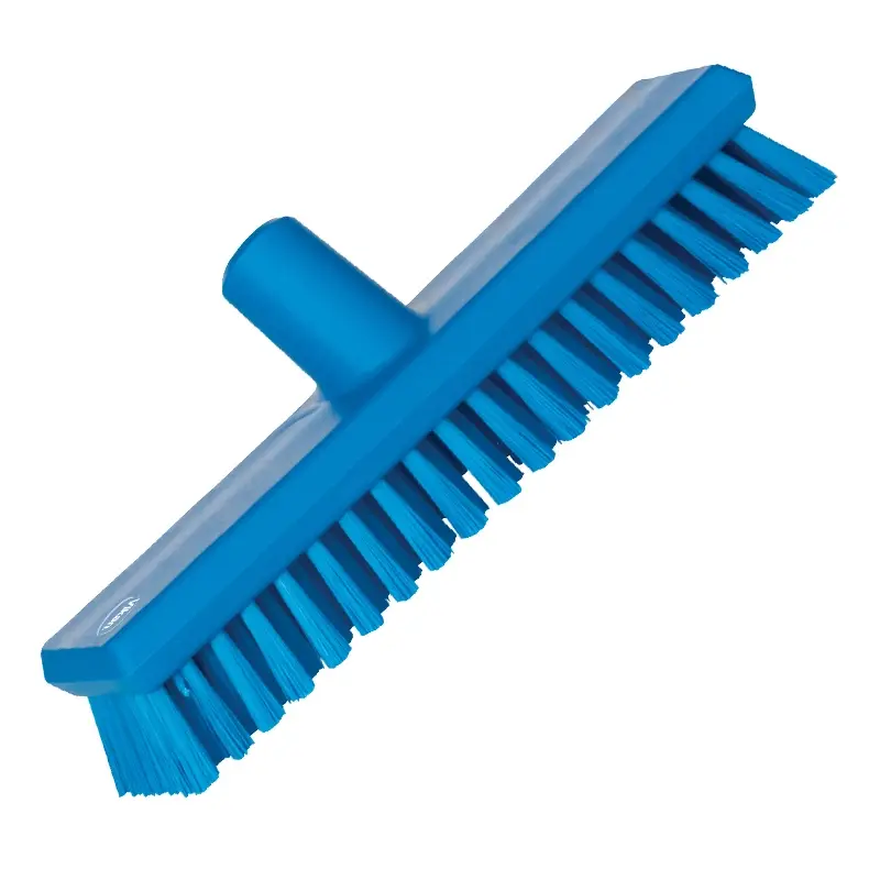 Balai à franges Vikan 70433, taille moyenne, avec sortie d'eau, 270 mm, bleu