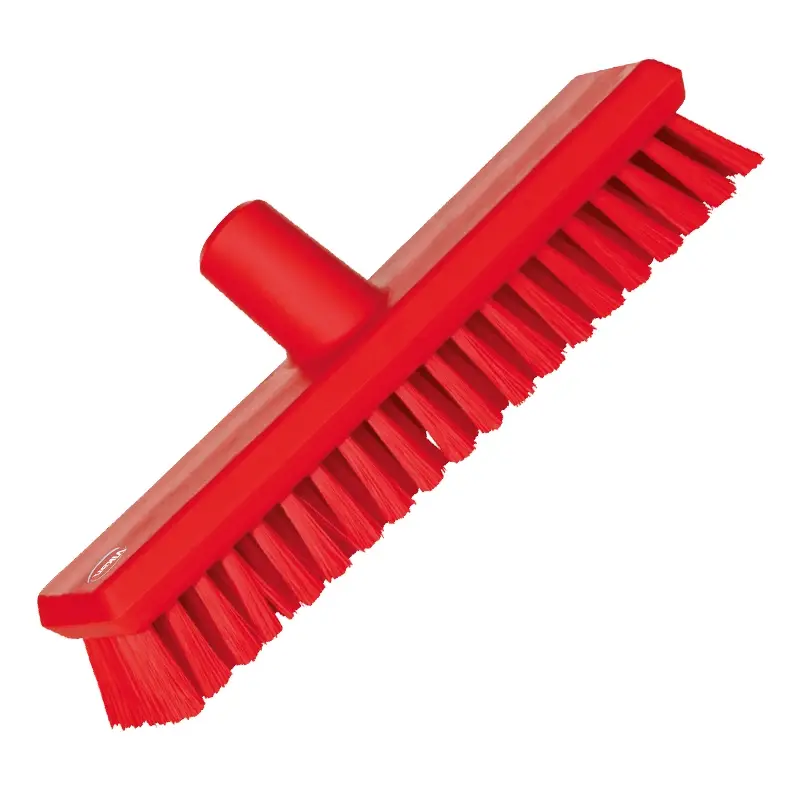 Balai à franges Vikan 70434, longueur moyenne, avec sortie d'eau, 270 mm, rouge