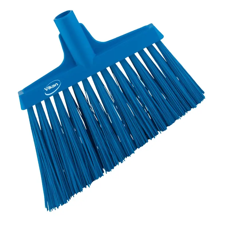 Balai d'angle Vikan 29143, très dur, 290 mm, bleu