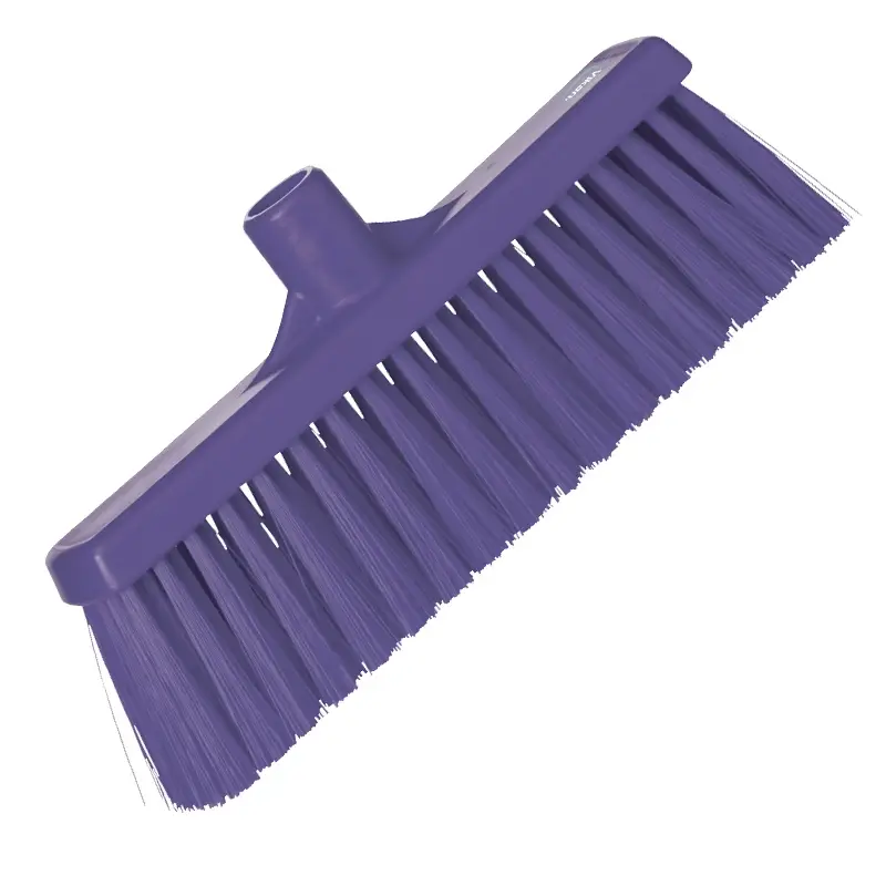 Vikan 31668 broom medium straight 310 mm purple
