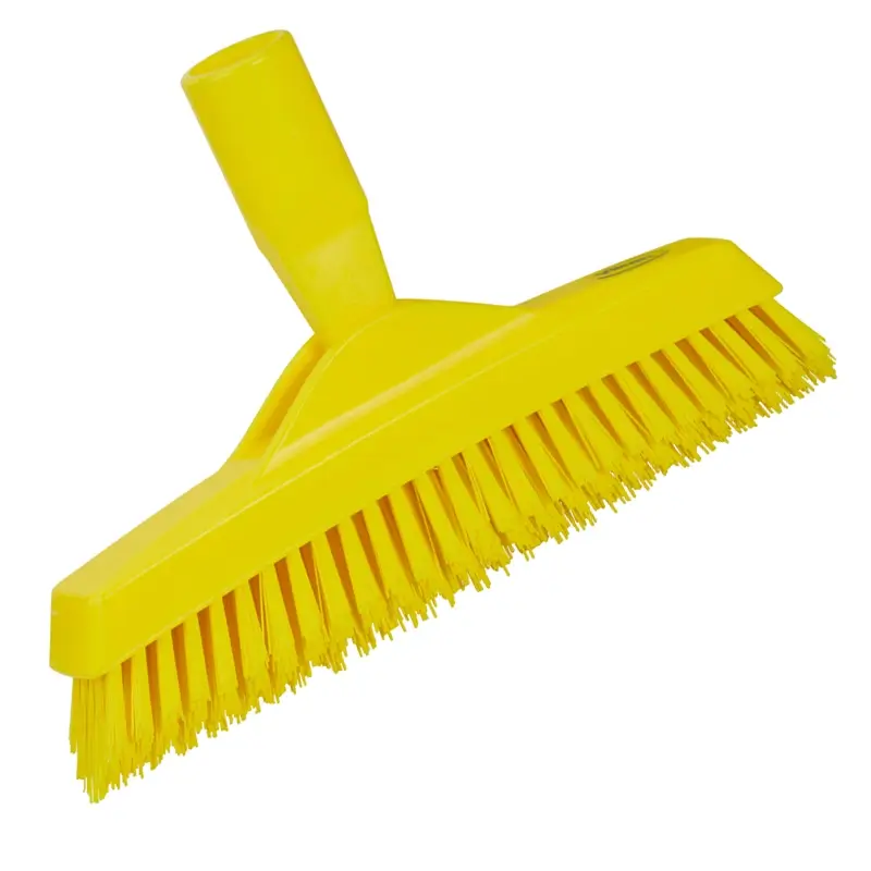 Brosse à joints Vikan 70406, manche très rigide, modèle 225 mm, jaune