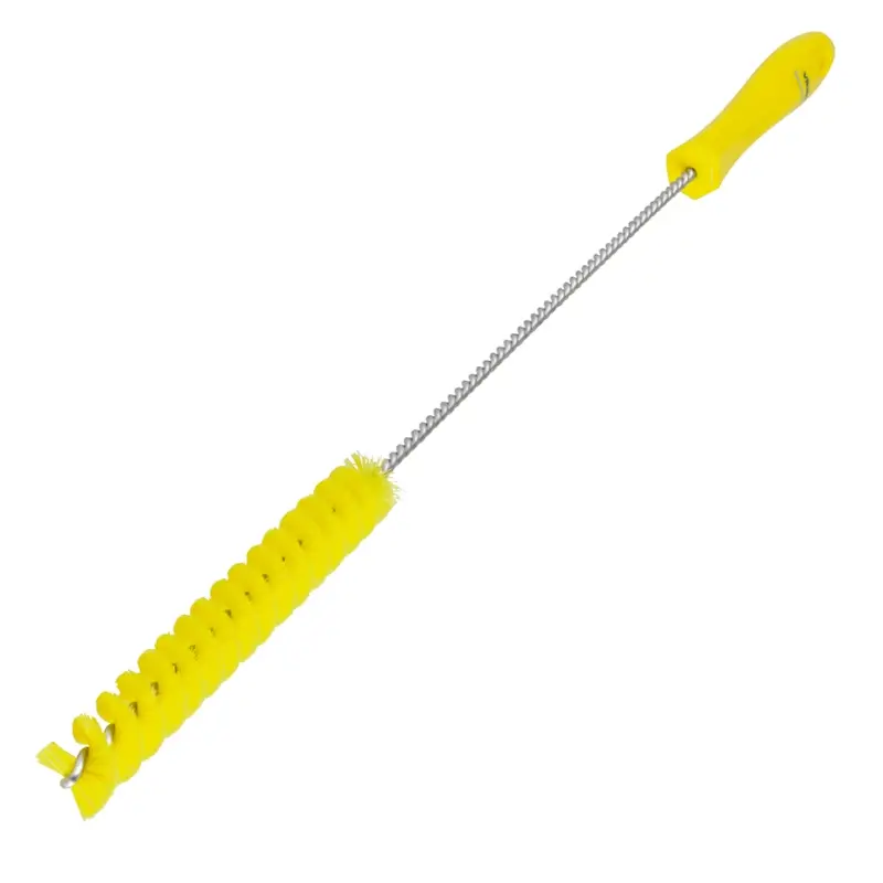 Vikan 53766 Brosse à tuyaux moyenne 20 x 500 mm jaune