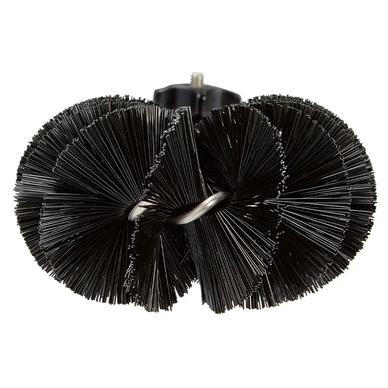 Vikan 53619 gutter brush hard handle model 55x275 mm black