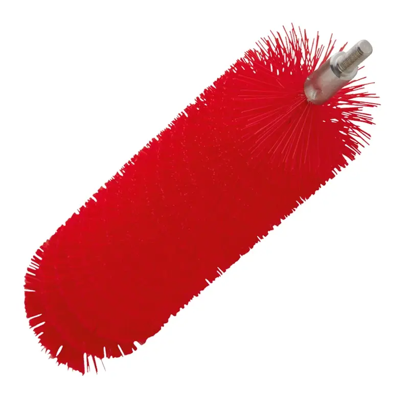 Brosse à tuyaux Vikan 53684, taille moyenne, pour câble flexible, 40 x 200 mm, rouge