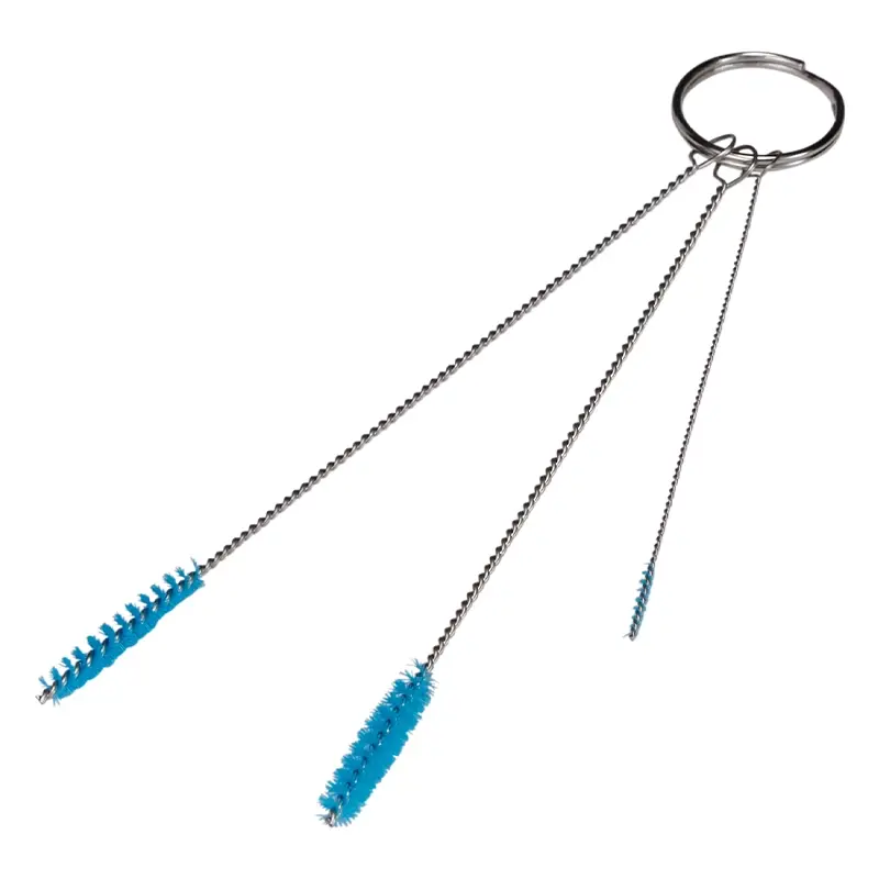 Vikan 53623 cleaning set with 3 pipe brushes - 2 mm - 5 mm - 6 mm blue