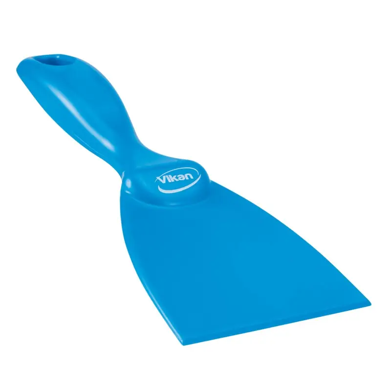 Vikan 40603 handschraper ergonomisch polypropyleen 75 mm blauw