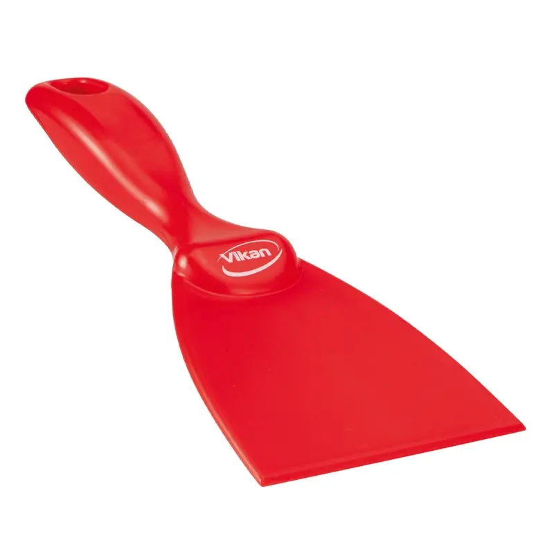 Vikan 40604 Handschraper polypropyleen 75 mm rood