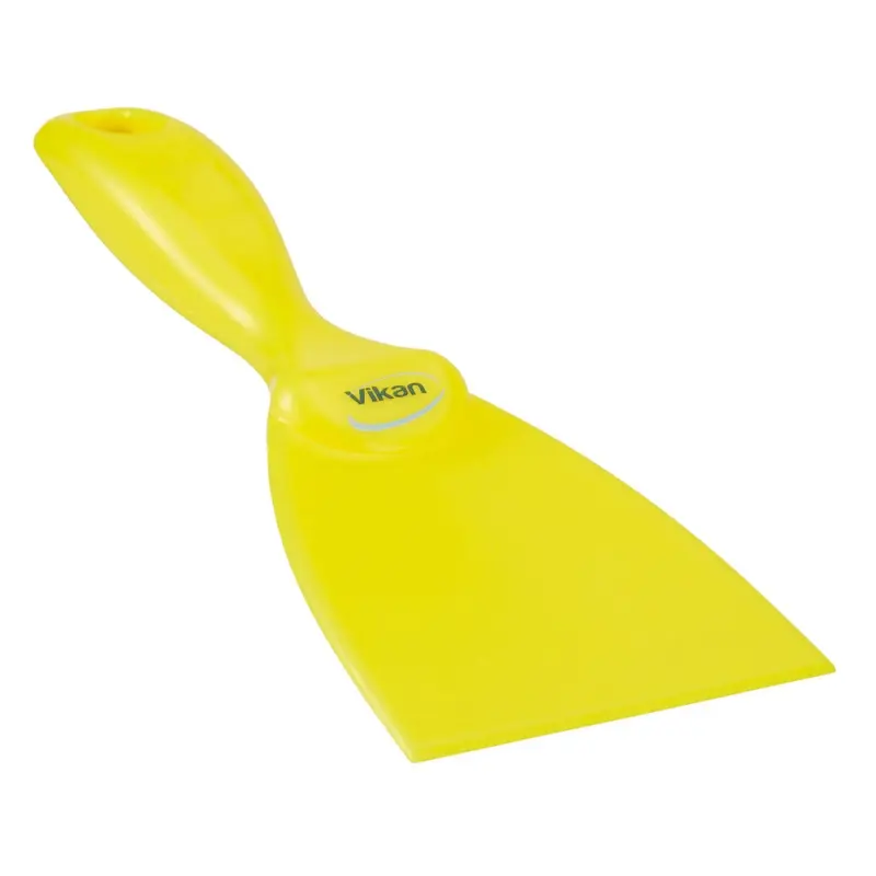 Grattoir manuel Vikan 40606 en polypropylène jaune, 75 mm