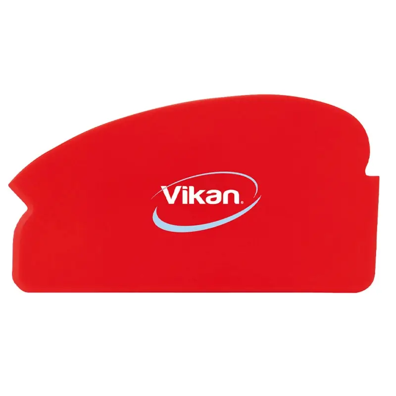 Vikan 40514 Flexible polypropylene hand scraper 165 mm red