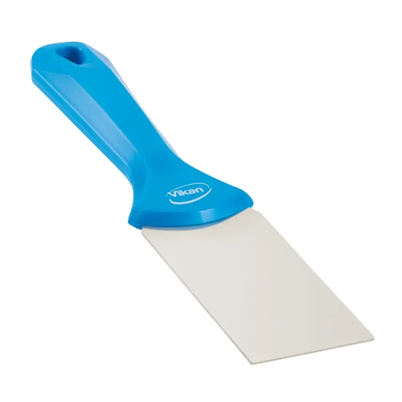 Vikan 40083 handschraper polypropyleen met RVS blad 50 mm blauw