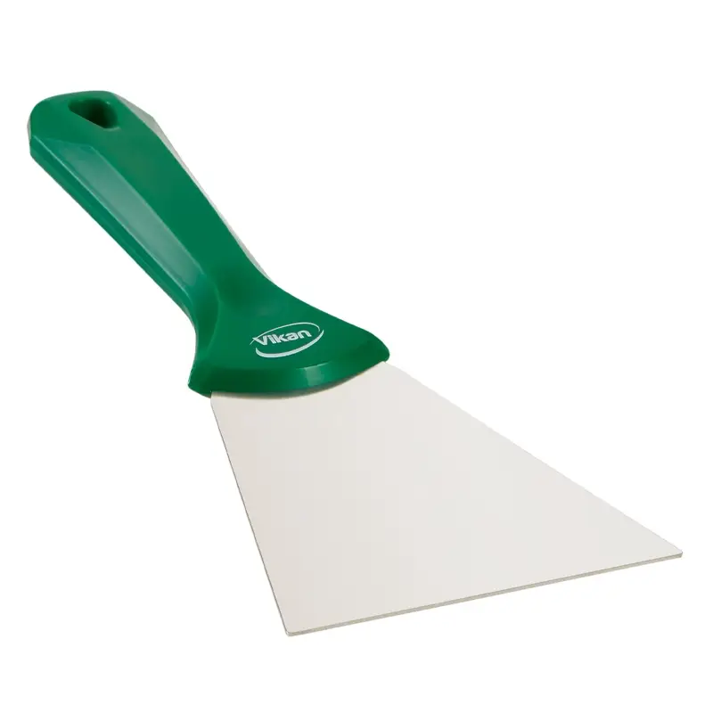 Vikan 40092 Hand Scraper Stainless Steel Blade 100 mm Green