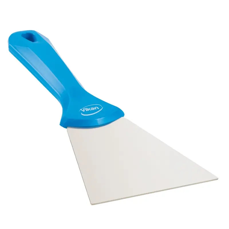 Vikan 40093 Hand Scraper Stainless Steel Blade 100 mm Blue